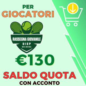 SALDO QUOTA giocatori RASSEGNA GIOVANILE CERVIA